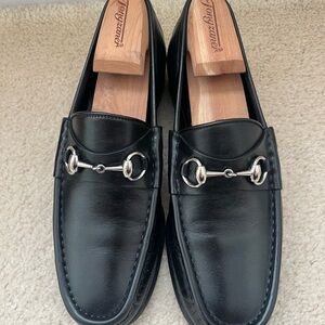 Gucci Men’s Black Leather Loafers